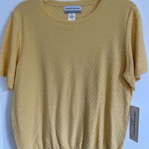 Alfred Dunner short sleeved sweater